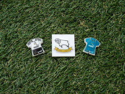 1996-1997 Derby County Set Of 3 Fridge Magnets