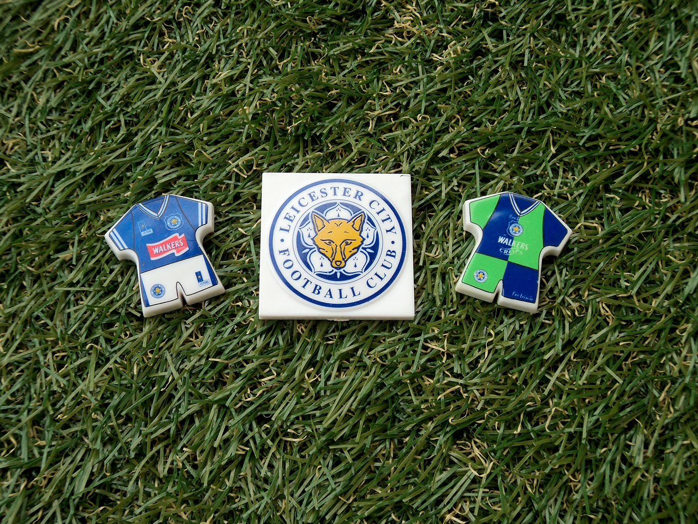 1996-1997 Leicester City Set of 3 Fridge magnets