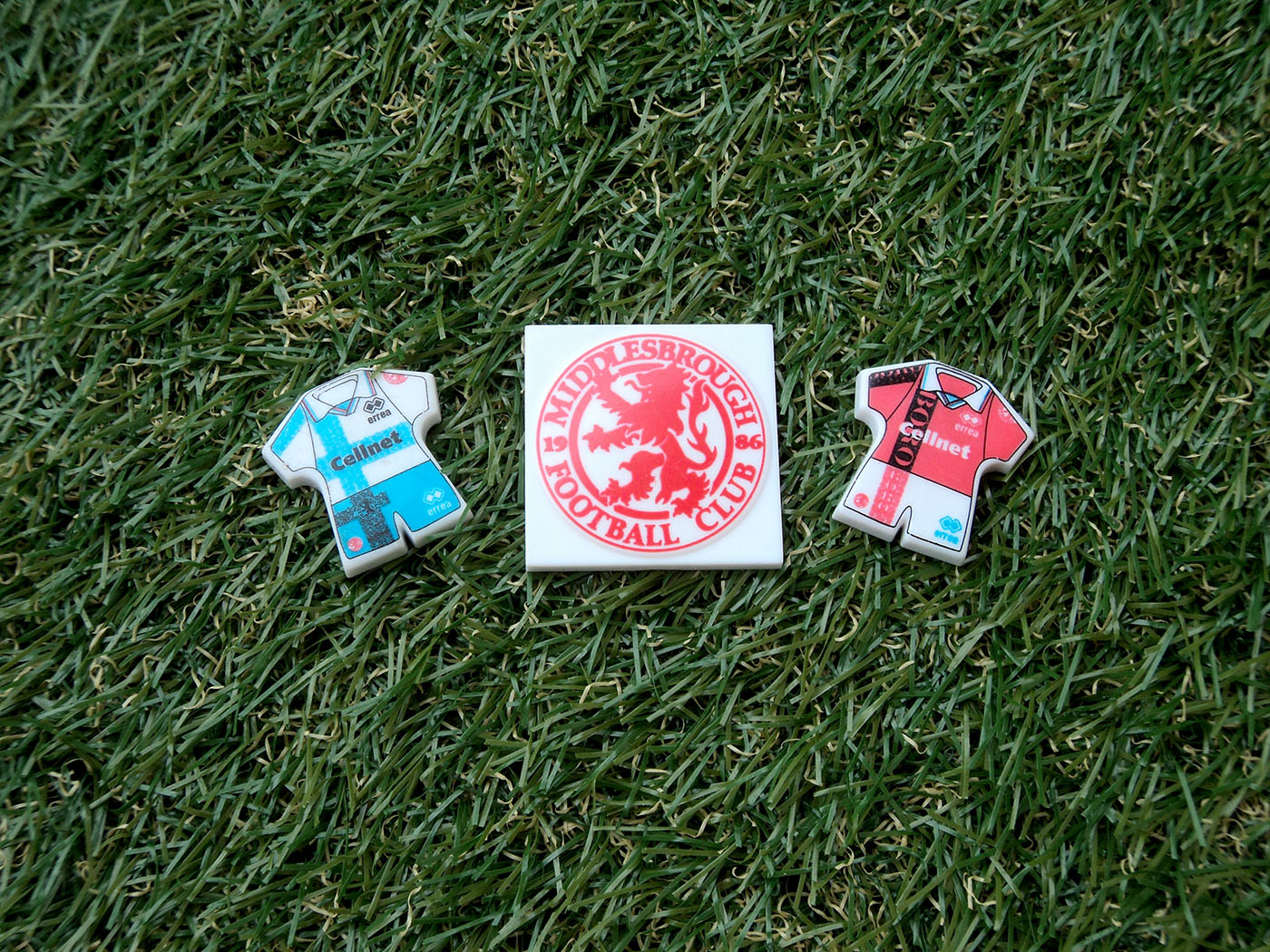 1996-1997 Middlesbrough Set of 3 Fridge magnets