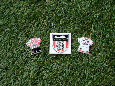 1996-1997 Sunderland Set of 3 Fridge magnets