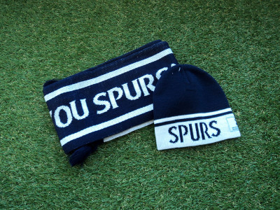 Tottenham official members scarf & beanie set