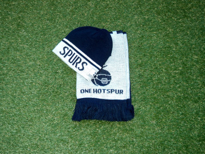 Tottenham official members scarf & beanie set