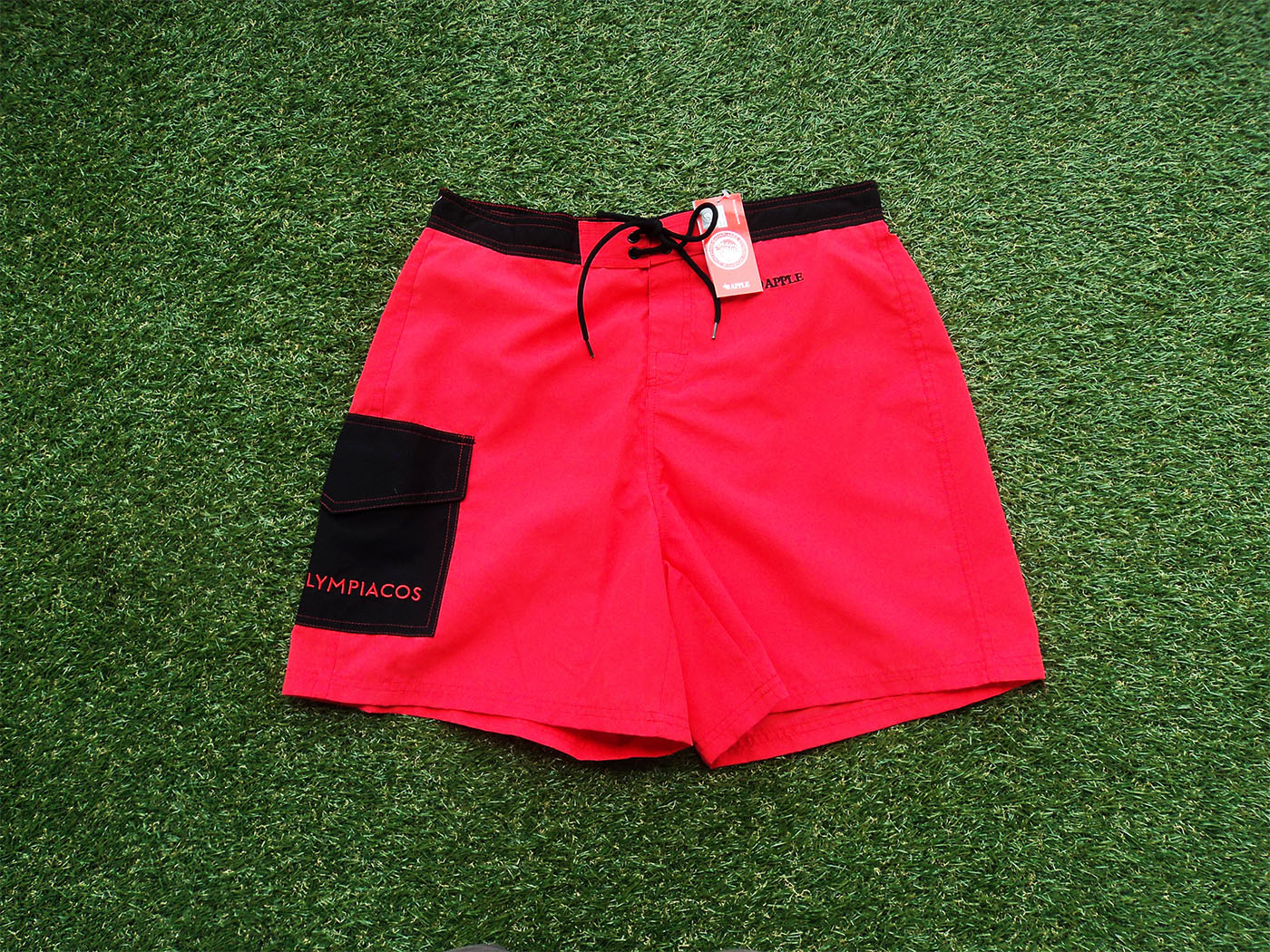 Olympiakos Official Apple swimshorts - Large