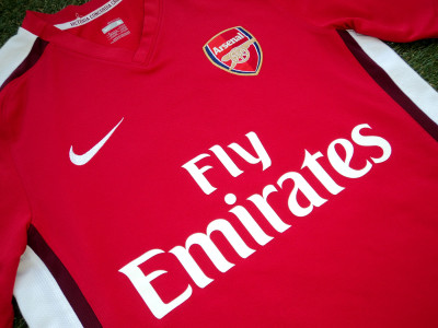 2008-2010 Arsenal home shirt - Small