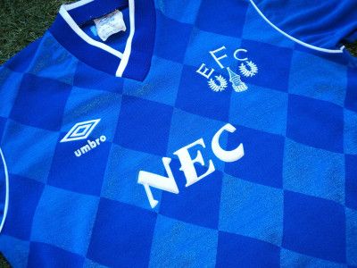 1986-1989 Everton home shirt - Small (34" - 36")