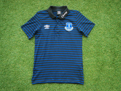 2014-2015 Everton polo shirt - Small (Slim/tight fit)