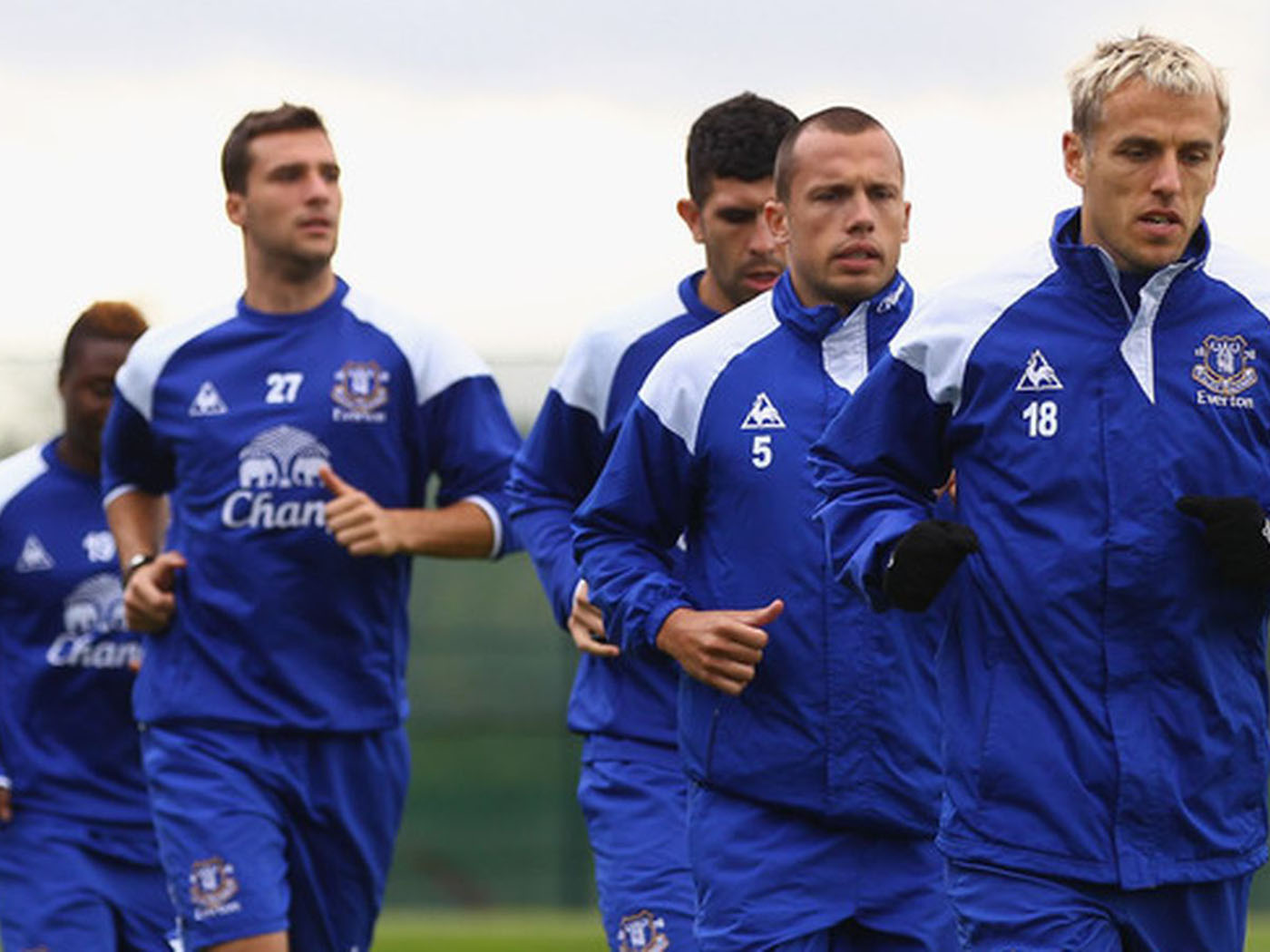 2011-2012 Everton training jumper - Large