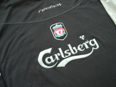 2002-2004 Liverpool LS away shirt - Large