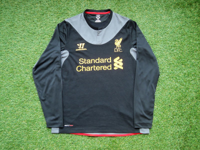 2012-2013 Liverpool long sleeve away shirt - Small