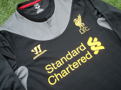 2012-2013 Liverpool long sleeve away shirt - Small