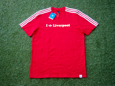 Λίβερπουλ "I love Liverpool" Adidas Originals t-shirt - Medium (Size 50)