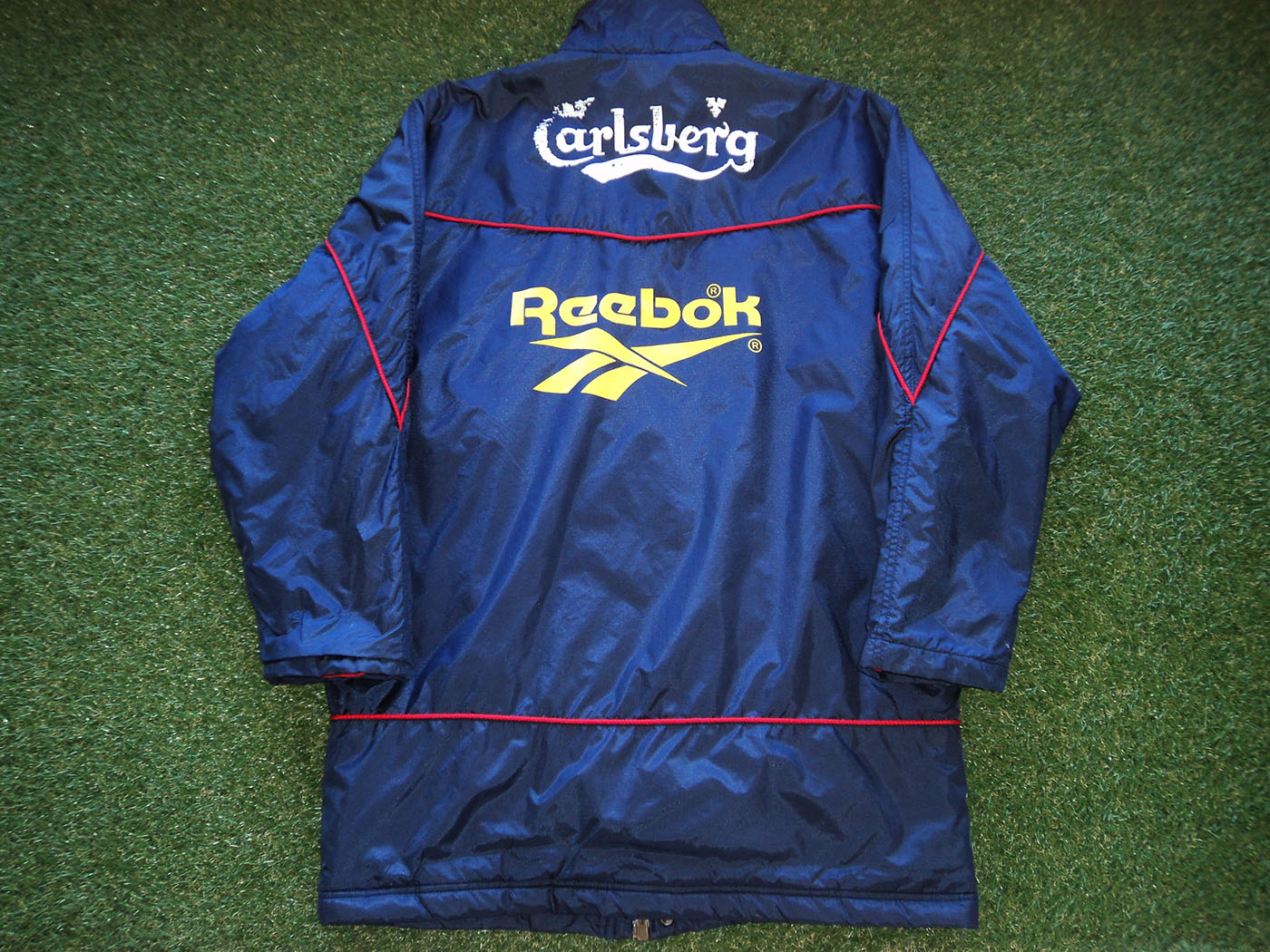 1996-97 Liverpool Reebok Padded Bench Coat - Medium