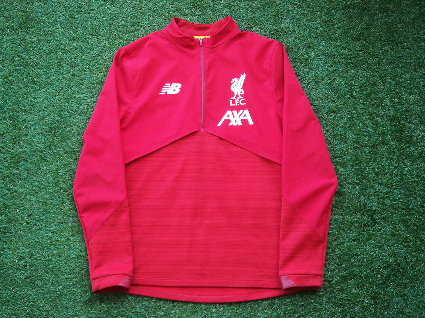 2019-2020 Λίβερπουλ προπονητικό τζάκετ 1/4 φερμουάρ - Medium