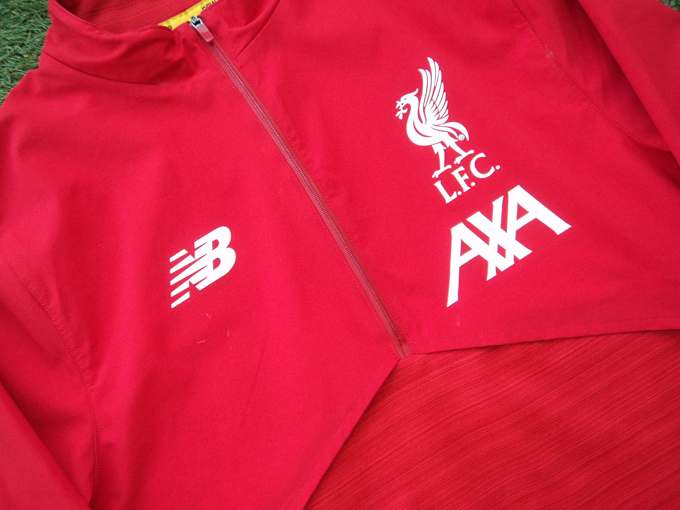 2019-2020 Λίβερπουλ προπονητικό τζάκετ 1/4 φερμουάρ - Medium