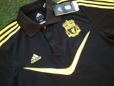 2010-2011 Liverpool Europa League polo shirt - Small (34" - 36")
