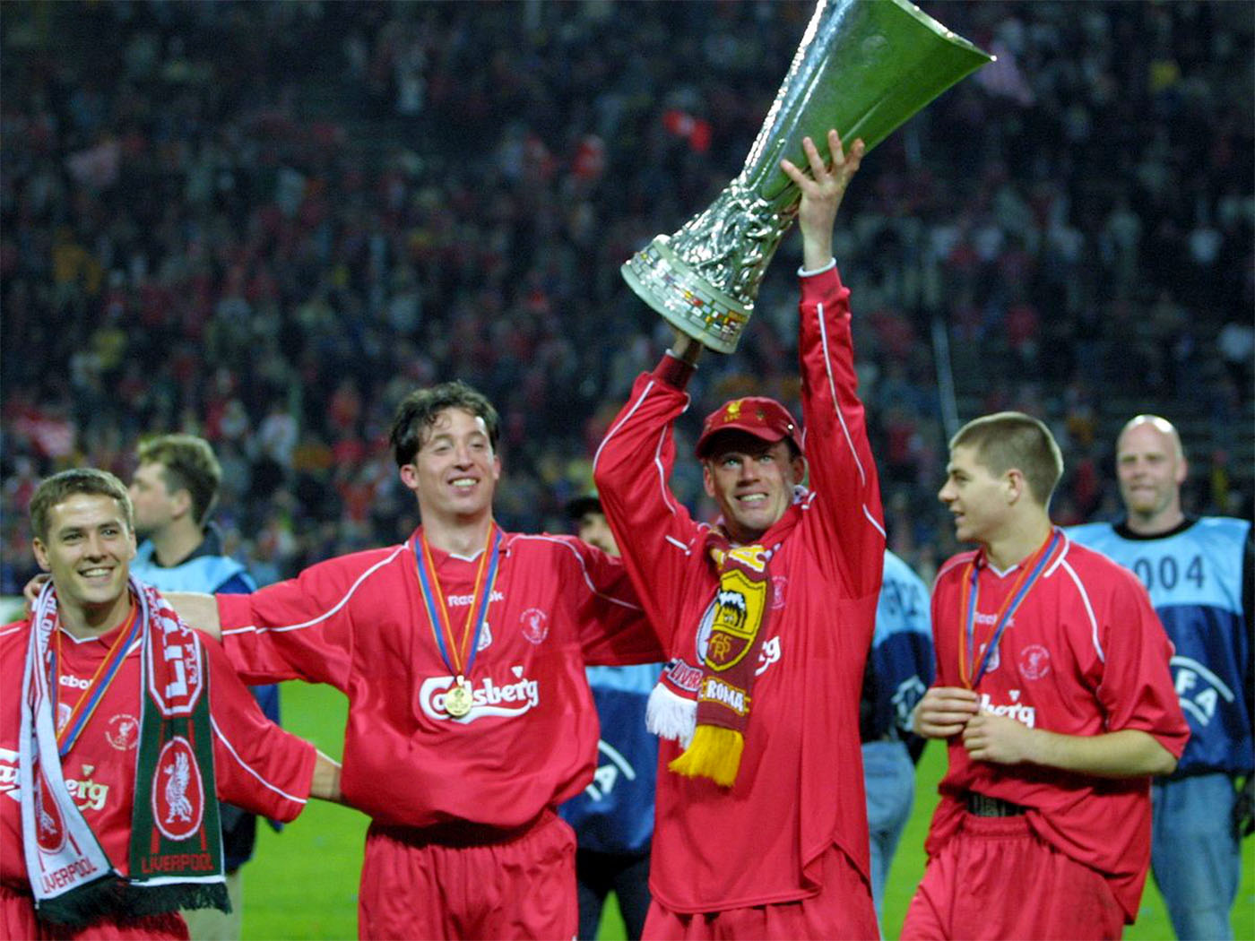 2000-2002 Liverpool home shirt - XLarge (46" - 48")