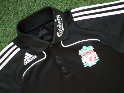 2008-2009 Liverpool polo shirt - Medium (38" - 40")