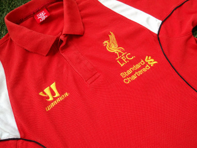 2012-2013 Liverpool polo shirt - Medium (2)