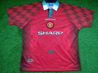 1996-1998 Manchester United home shirt - XLarge