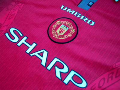 1996-1998 Manchester United home shirt - XLarge