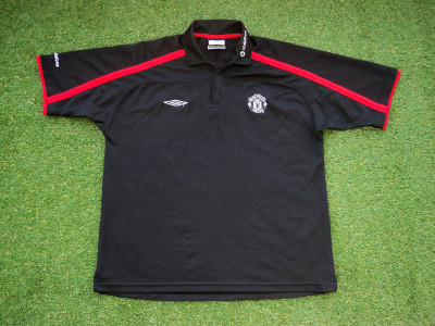 2000-2001 Manchester United polo shirt - XLarge