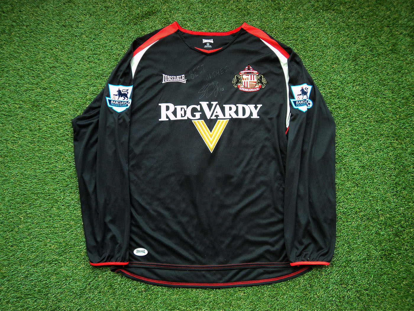 2005-2006 Sunderland LS away shirt Nr10 Elliott - Large
