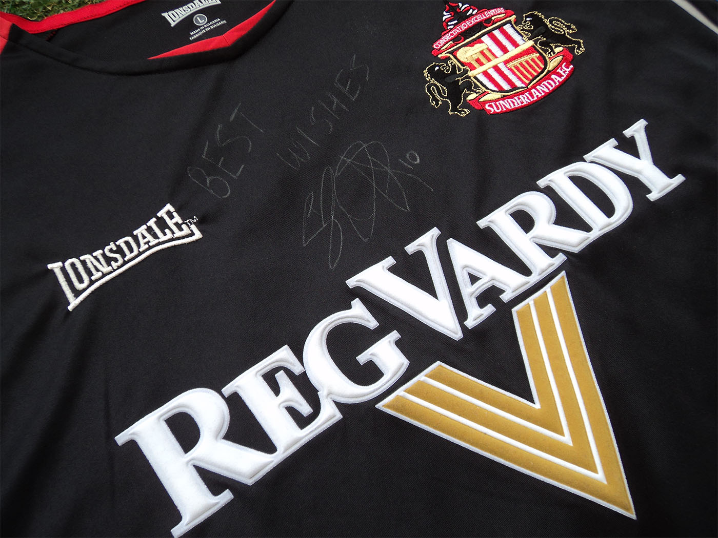 2005-2006 Sunderland LS away shirt Nr10 Elliott - Large