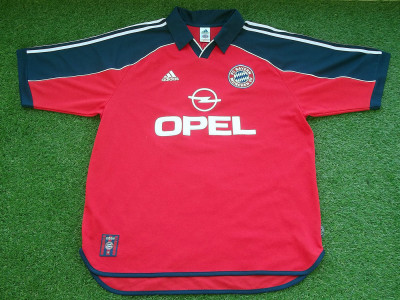 1999-2001 Bayern Munich home shirt Nr 3 Lizarazu - Large