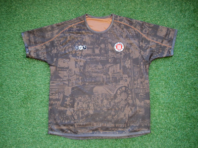 2010-11 St Pauli Reversible Centenary Home Shirt - XLarge