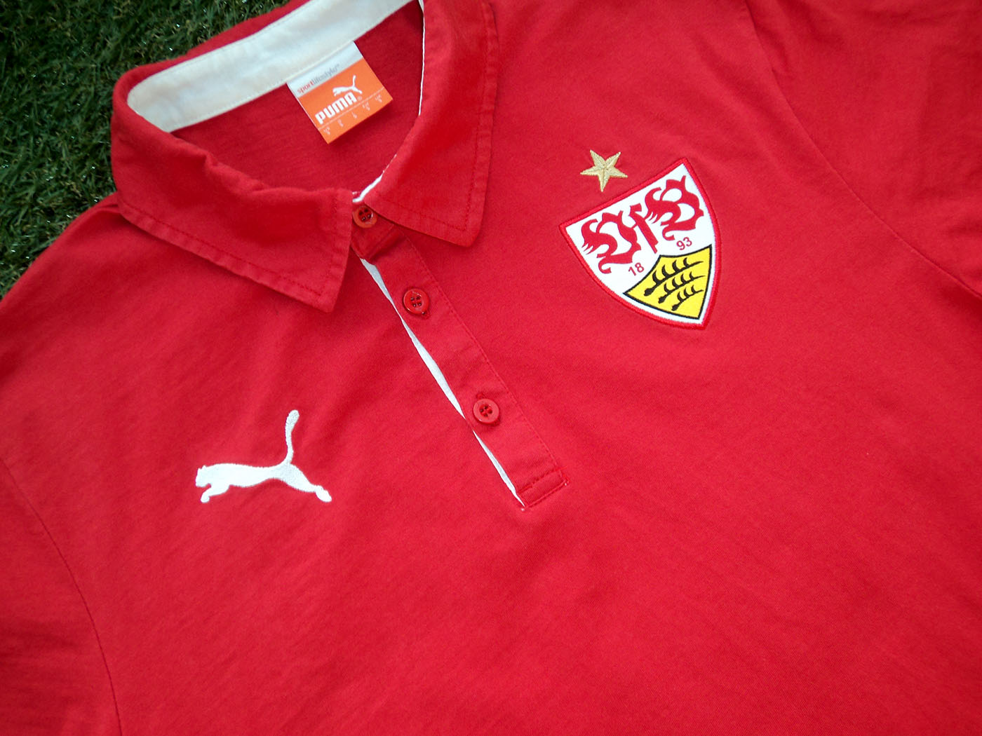 2014-2015 Stuttgart polo shirt - Small
