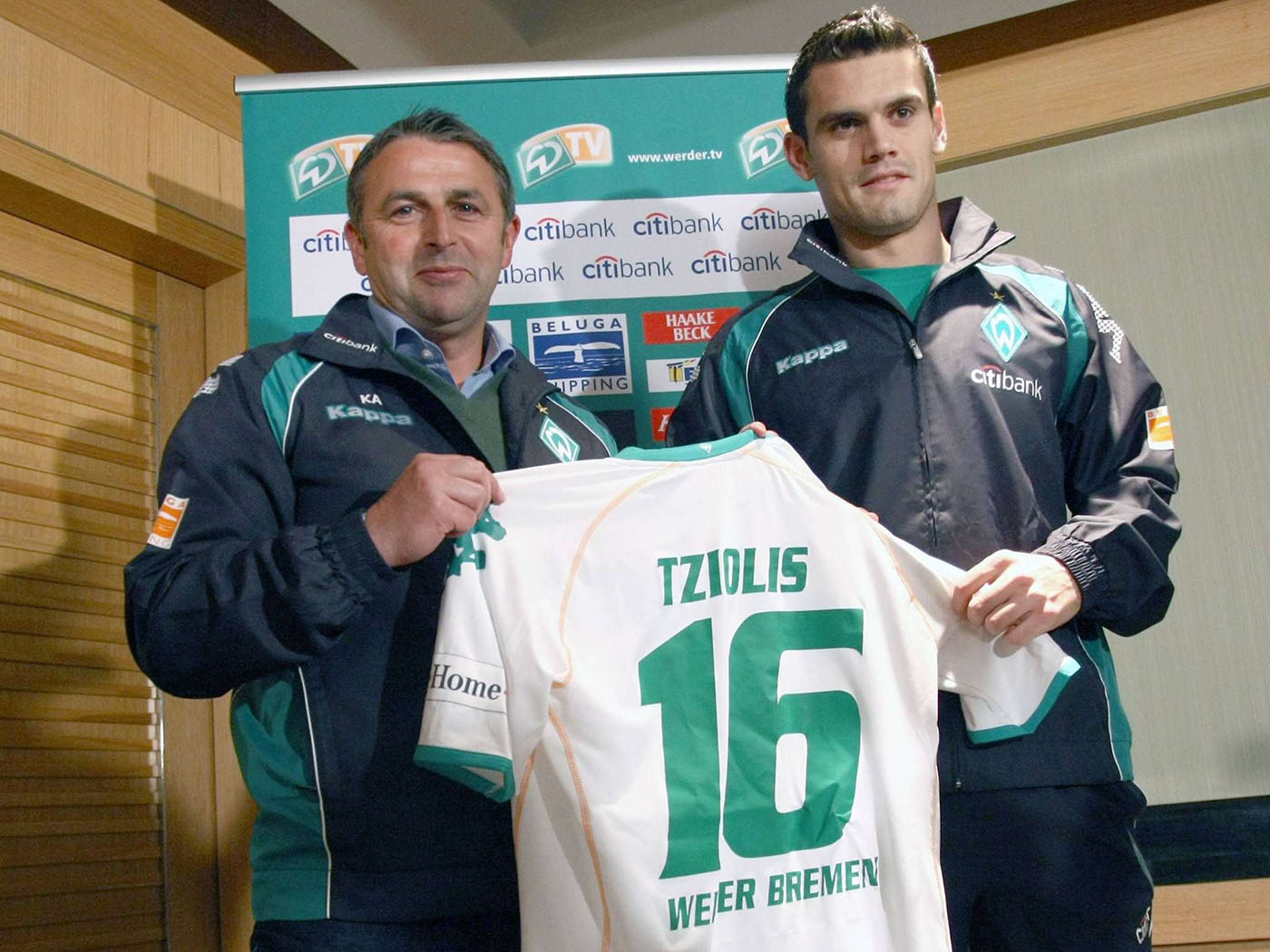 2008-2009 Βέρντερ Βρέμης προπονητικό τζάκετ - XXLarge