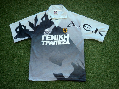 1996-1997 AEK Athens away shirt Nr 19 Platakis - Medium