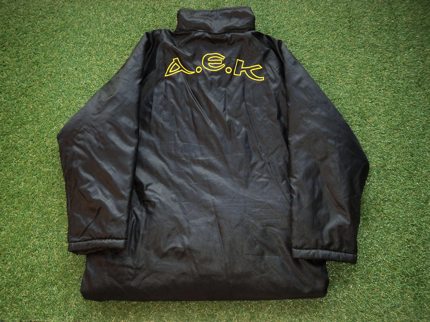 1996-1997 ΑΕΚ μπουφάν πάγκου/προπονητή - Medium (φαρδιά γραμμή)