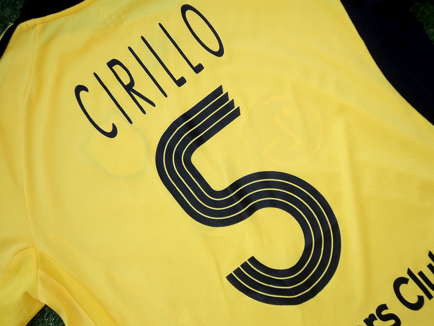 2006-2007 AEK Athens home shirt Nr5 Cirillo - Medium