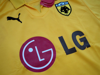 2008-2009 ΑΕΚ εντός έδρας φανέλα - Small