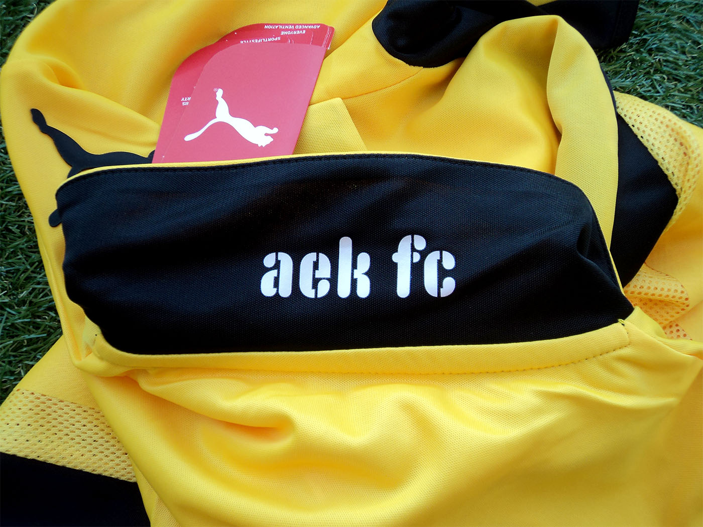 2008-2009 ΑΕΚ εντός έδρας φανέλα - Small