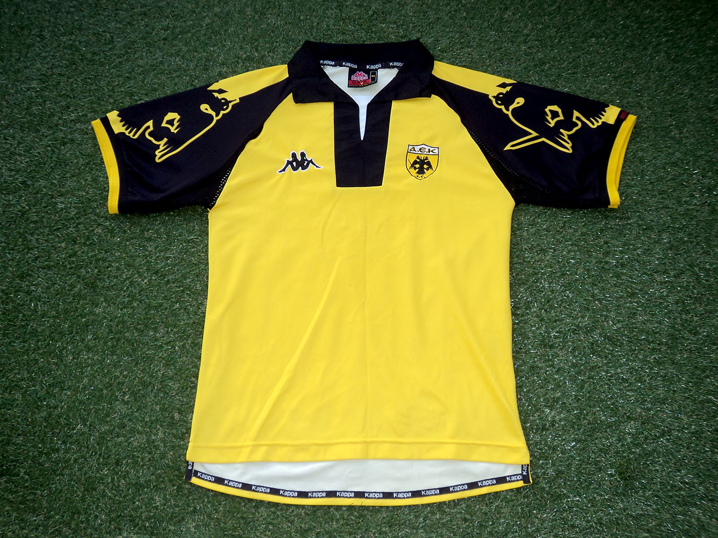 1999-2000 ΑΕΚ εντός έδρας φανέλα - Small