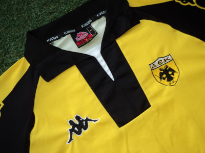 1999-2000 ΑΕΚ εντός έδρας φανέλα - Small