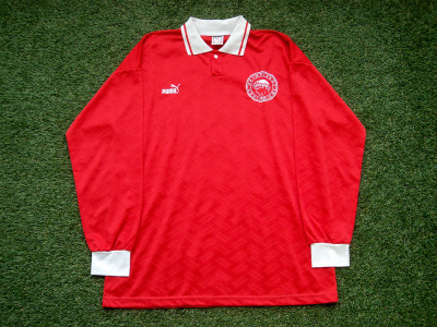 1996-1997 Olympiakos LS pre-season shirt - XLarge
