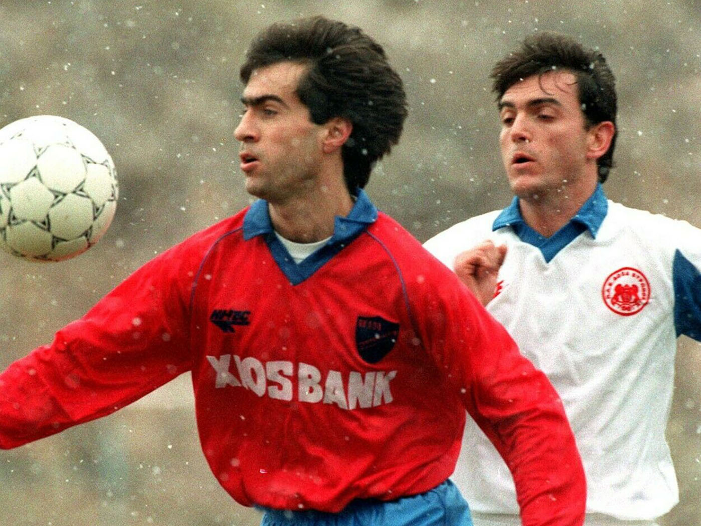1992-1993 Πανιώνιος Μακρυμάνικη 4η προοριζόμενη/φορεμένη φανέλα - XLarge