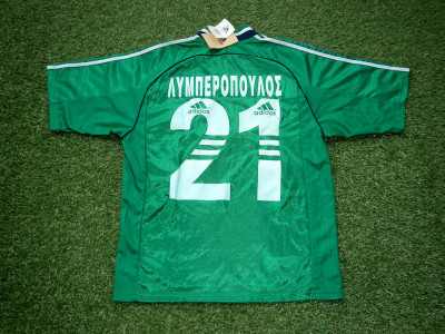 1998-1999 Παναθηναικός εντός έδρας φανέλα Νο21 Λυμπερόπουλος - Medium