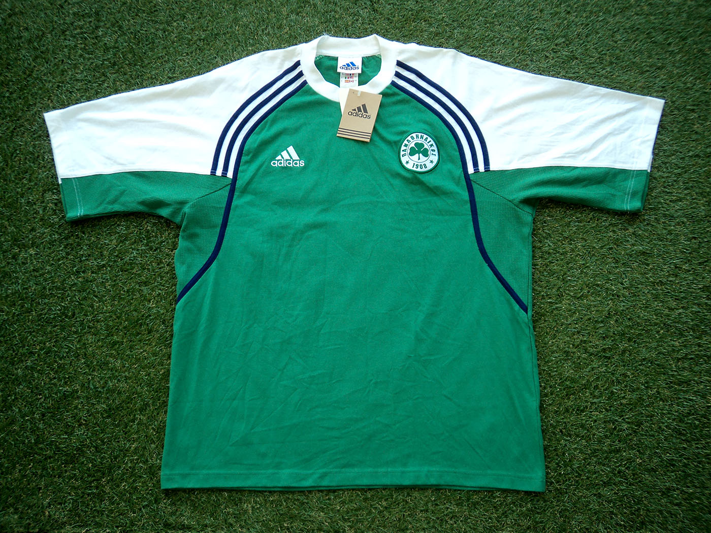 2001-2002 Παναθηναικός προπονητική φανέλα - XLarge (46"-48") , Φαρδιά γραμμή)