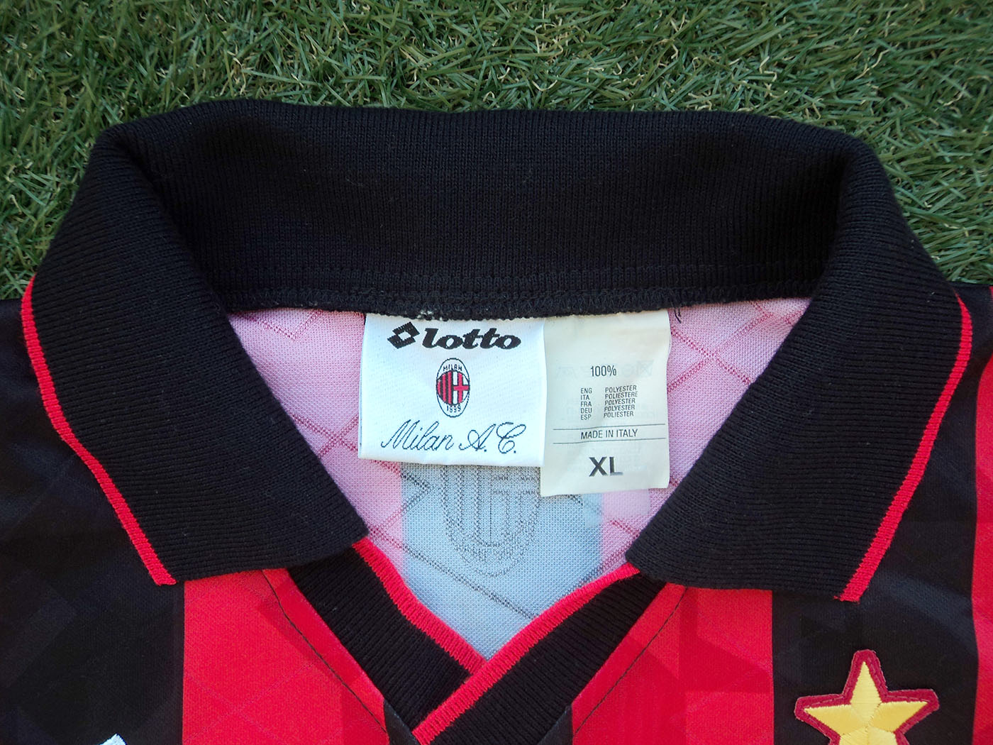 1994-1995 Μίλαν Νο14 προοριζόμενη / φορεμένη εντός έδρας φανέλα - XLarge