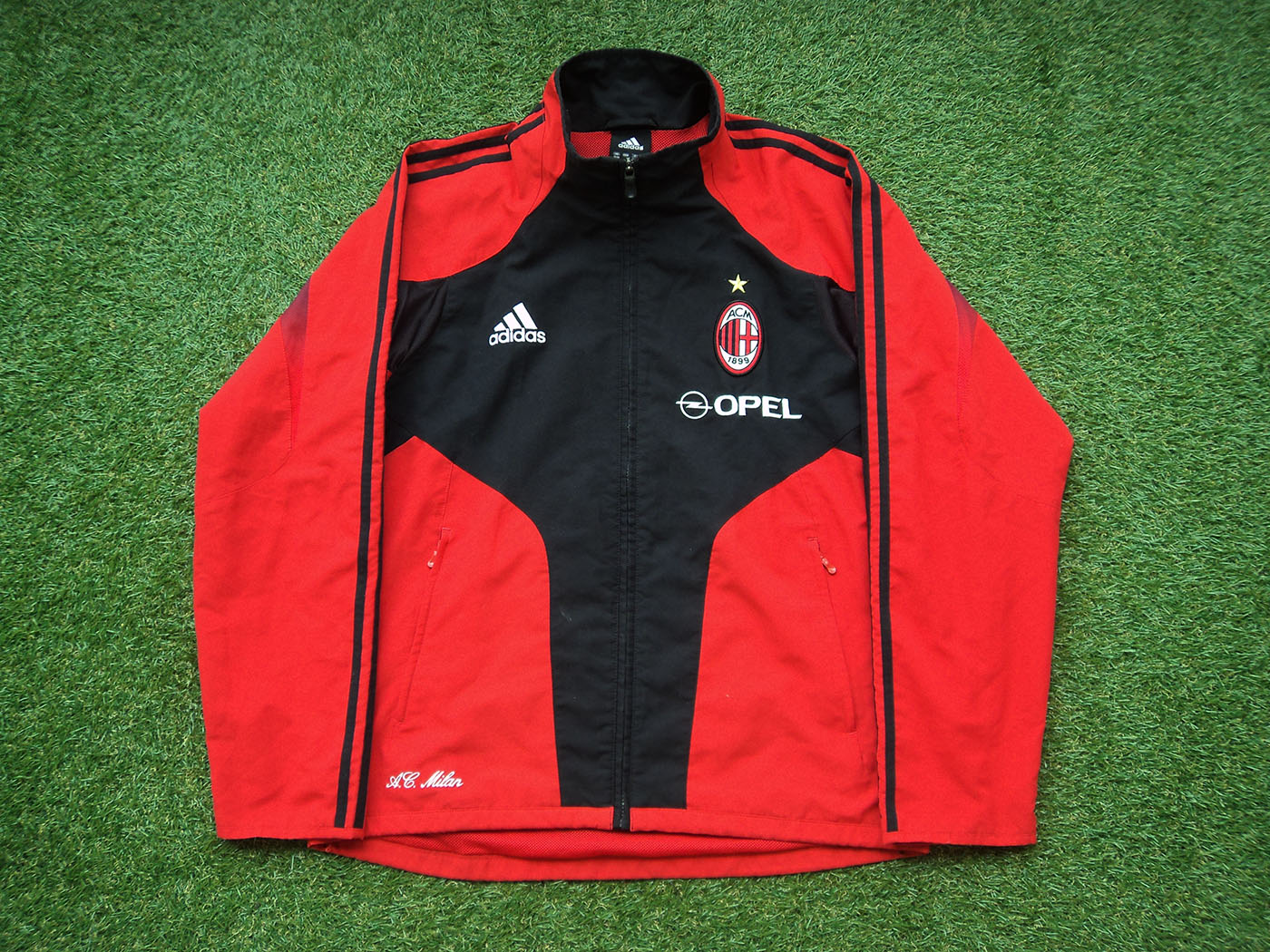 2004-2005 AC Milan track jacket - Medium (38" - 40")