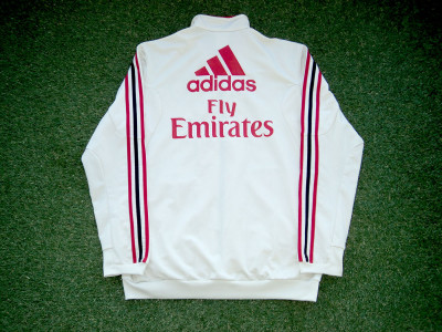 2012-2013 AC Milan track jacket - Medium/Large (40"-42")