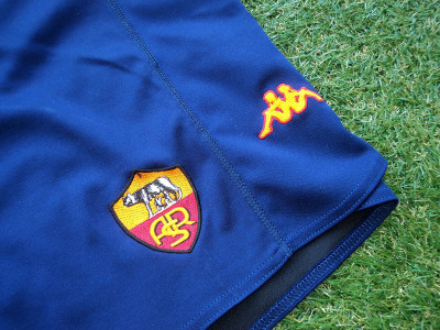 2001-2002 Ρόμα Ευρωπαικό εντός έδρας σορτς - XLarge