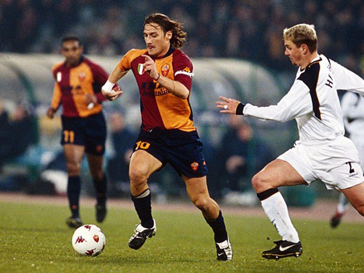 2001-2002 Ρόμα Ευρωπαικό εντός έδρας σορτς - XLarge