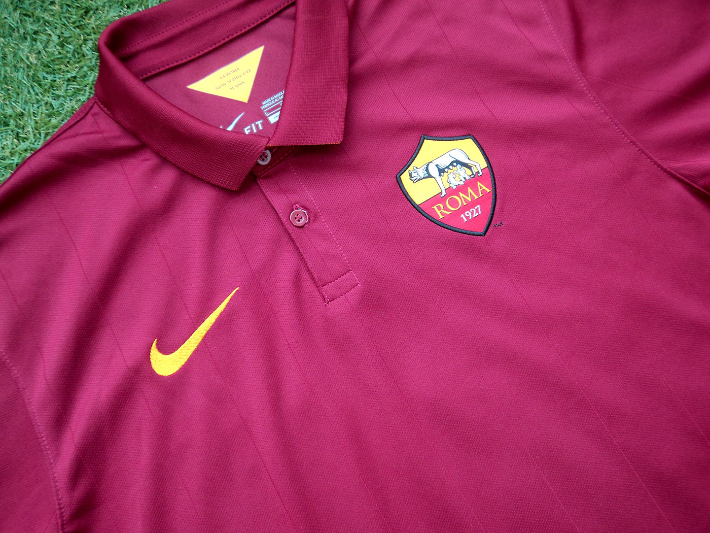 2014-2015 AS Roma home shirt - Large