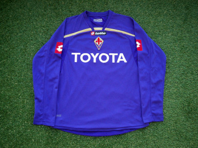 2009-2010 Fiorentina LS home shirt - Small