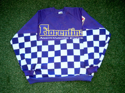 1990-91 Fiorentina  'Le Felpe dei Grandi Club' Sweat Top - Multiple sizes